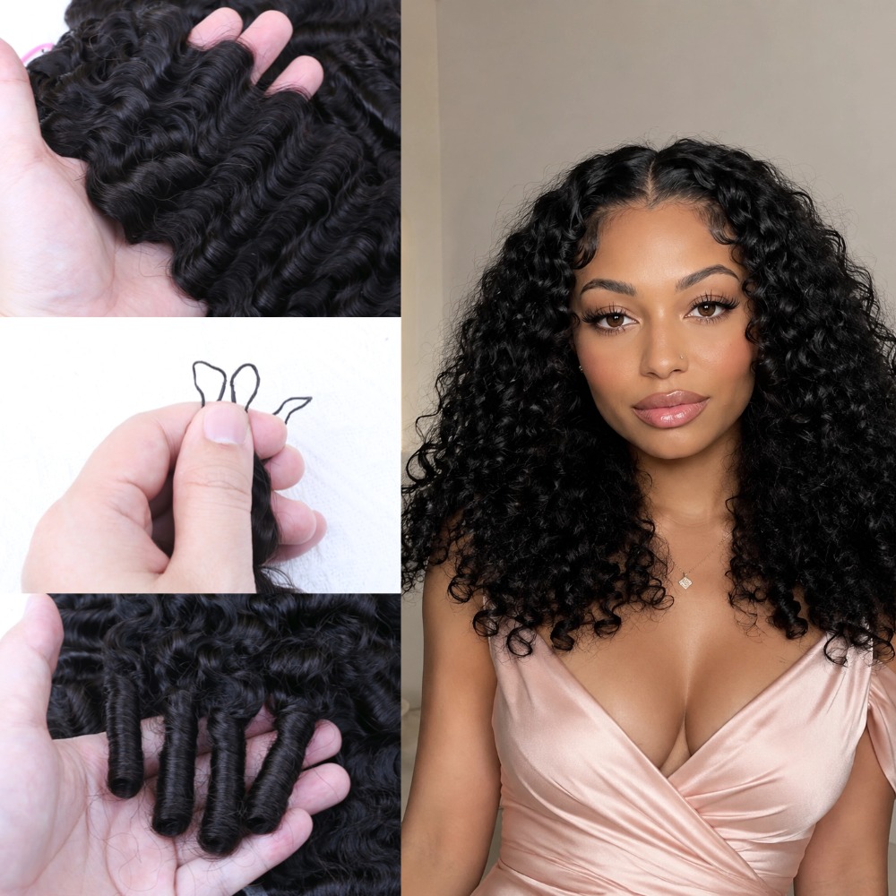Hair Care Formulation - Burmese Curly Feather Crochet Hair Knotless