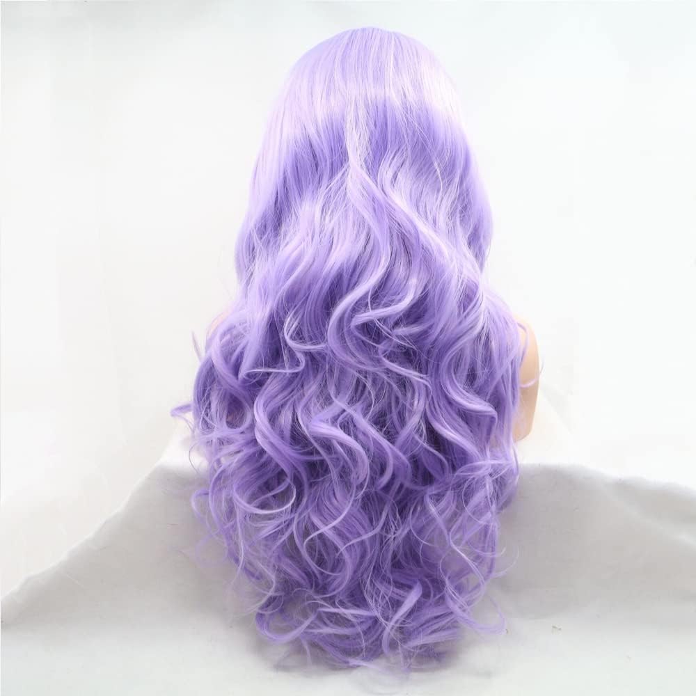 Hair Care Wavy Hair - Sylvia Long Wavy Purple Hair Wig
