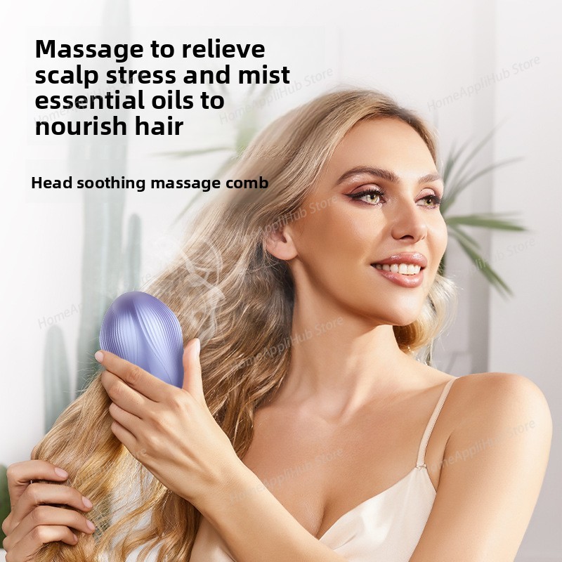 Hair Care Essential Oil Atomizing - Head Atomizing Essential Oil Massage Comb