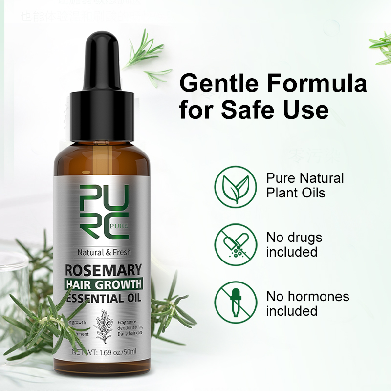 PURC Rosemary Oil for Hair Gro - đánh giá và giá Caffeine Hair Serum