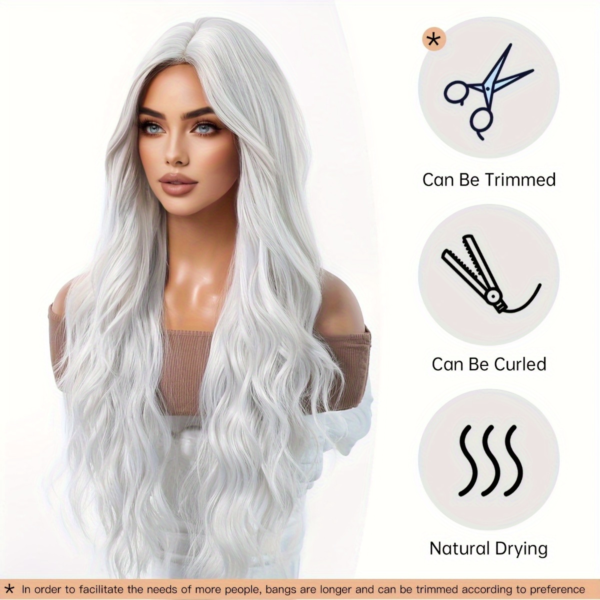 Anxin Brand Synthetic Fiber Wi - đánh giá và giá Hair Care Wavy Hair