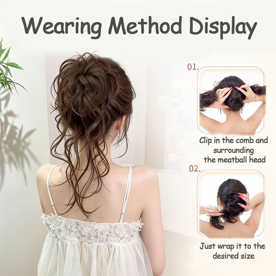 Women's Synthetic Messy Tassel - đánh giá và giá Hair Care Wavy Hair