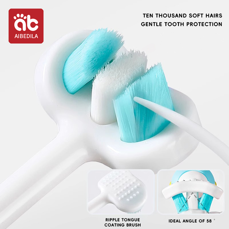 3D Stereo Three-Sided Toothbru - đánh giá và giá Hair Care For Baby