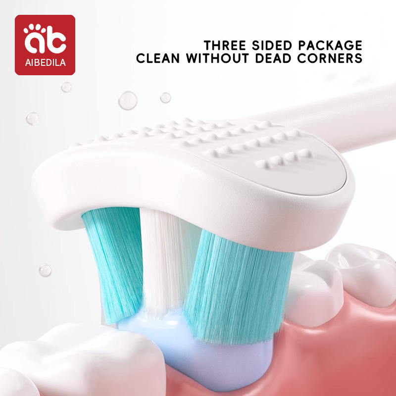3D Stereo Three-Sided Toothbru - đánh giá và giá Hair Care For Baby