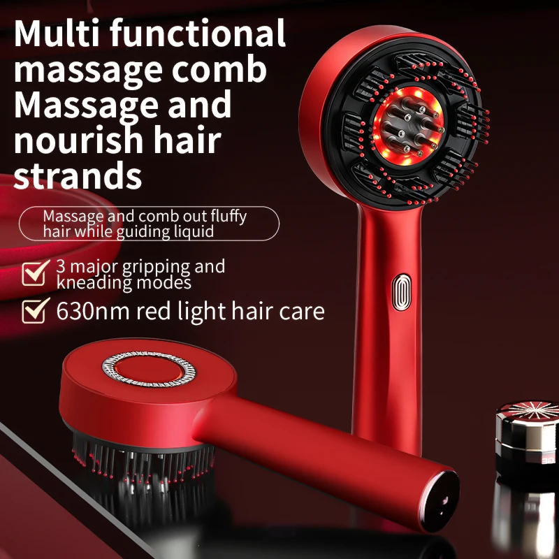 Electric Massage Comb Portable - đánh giá và giá Hair Growth Serum Oil