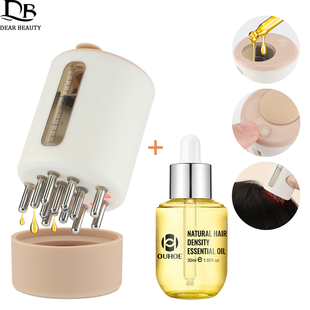 Electric Vibration Head Massag - đánh giá và giá Hair Growth Serum Oil
