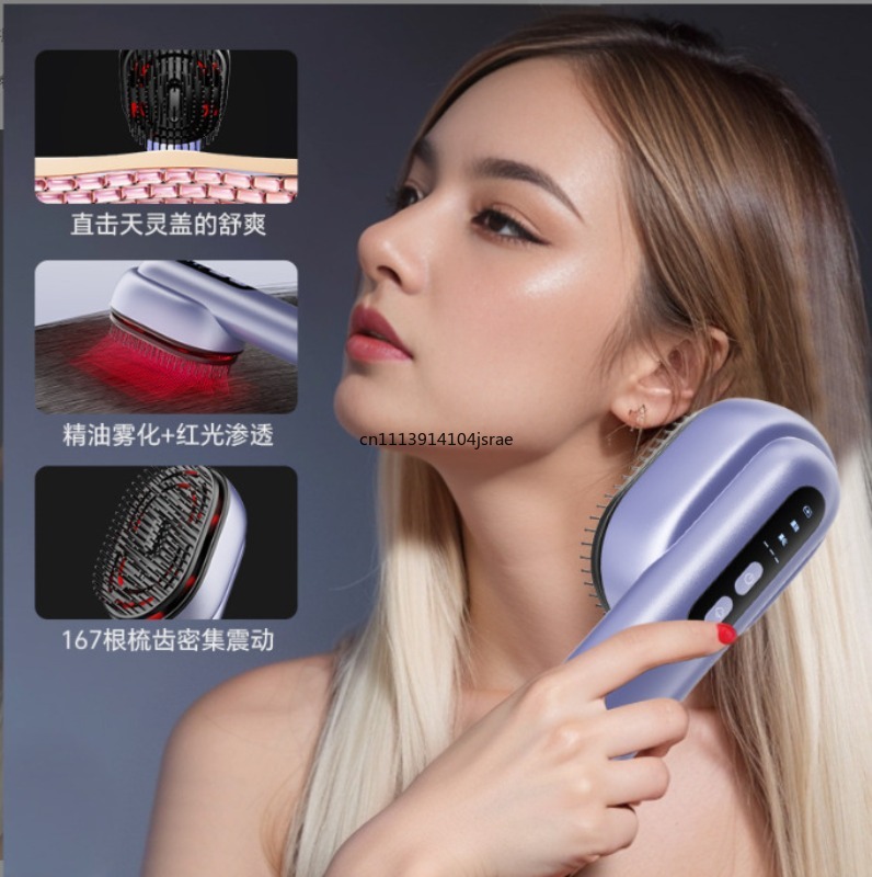 Electric Red Light Scalp Massa - đánh giá và giá Hair Care Essential Oil Atomizing