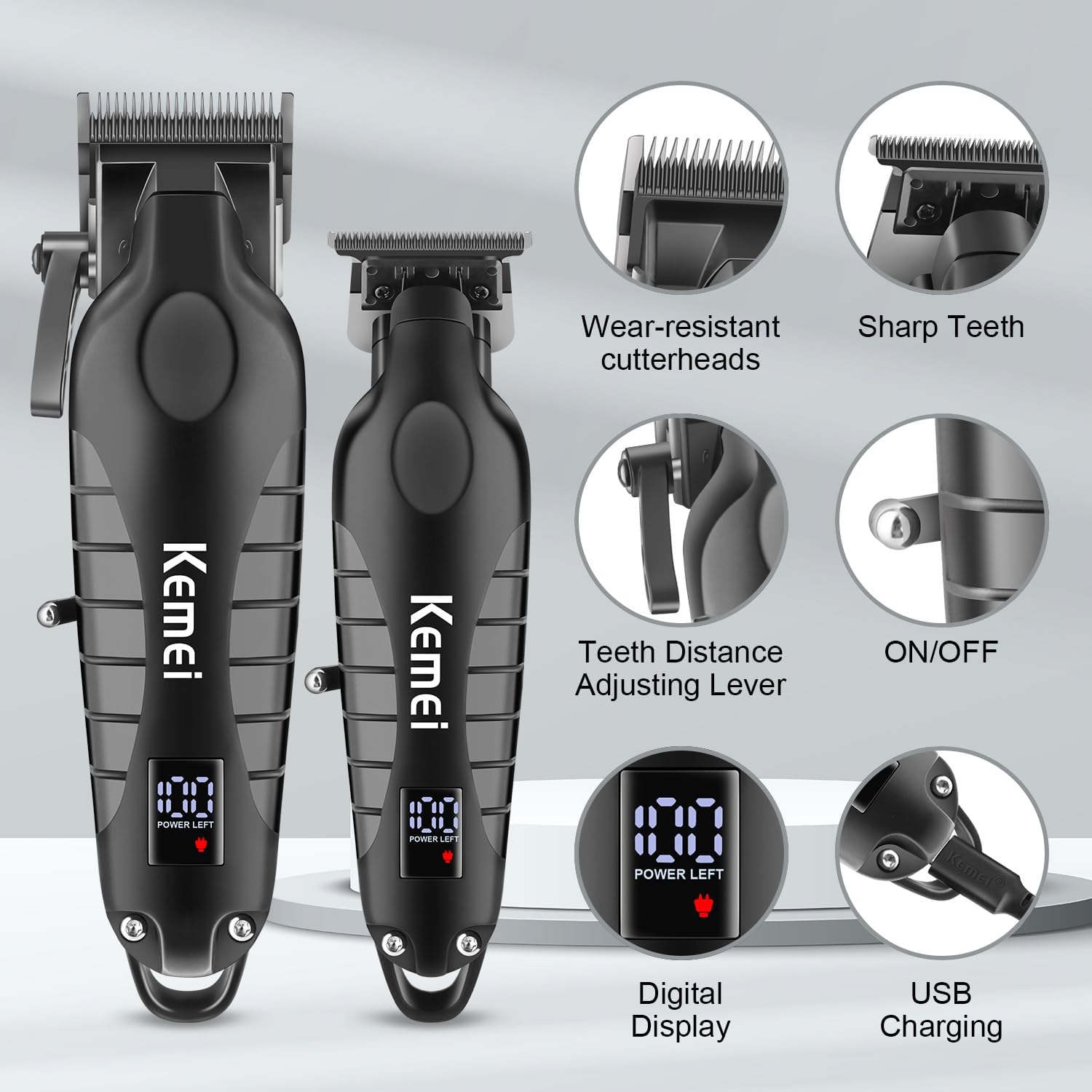 Kemei Hair Clipper Kit for Men - đánh giá và giá Hair Care Brand