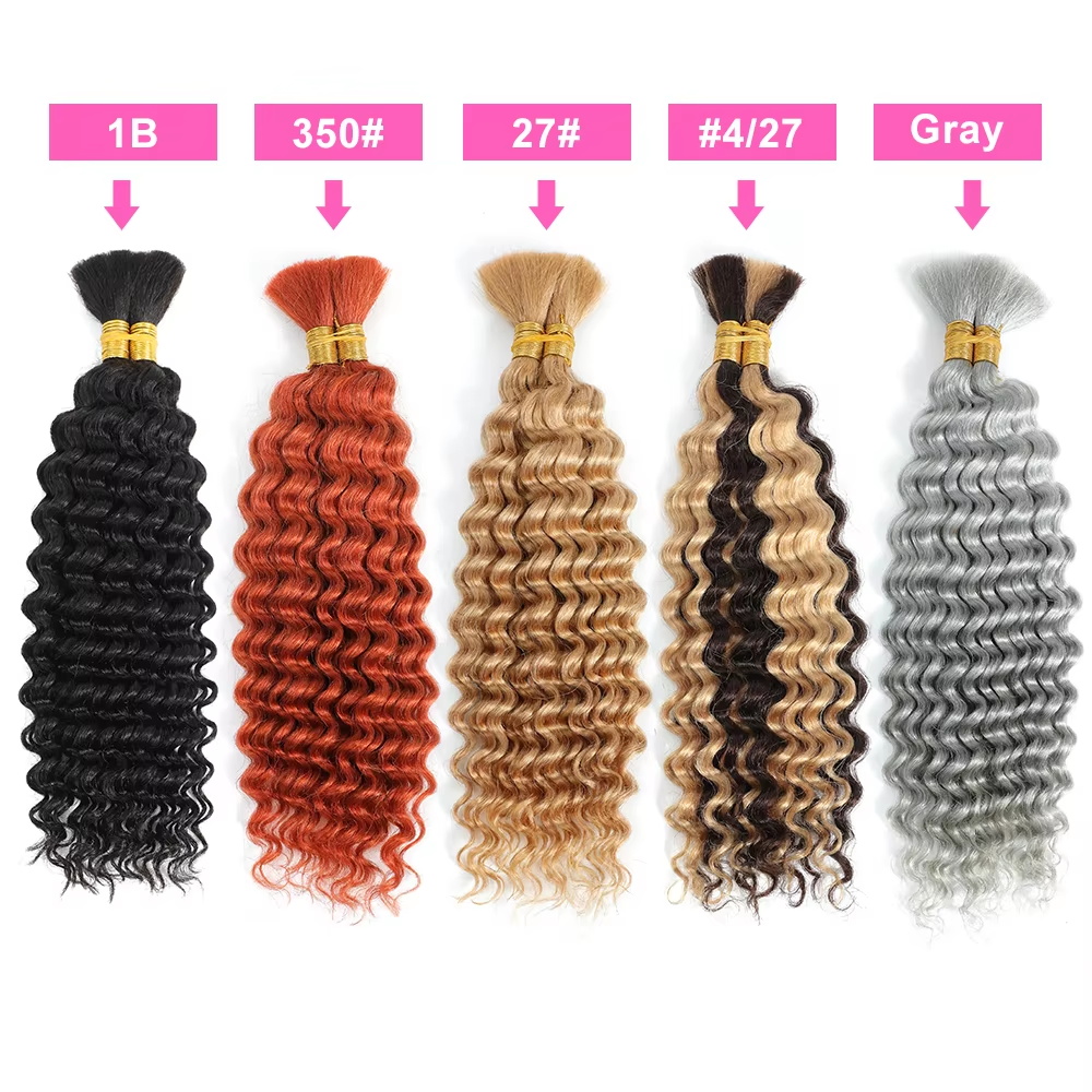Deep Wave Bulk Human Hair Brai - đánh giá và giá Hair Care Formulation