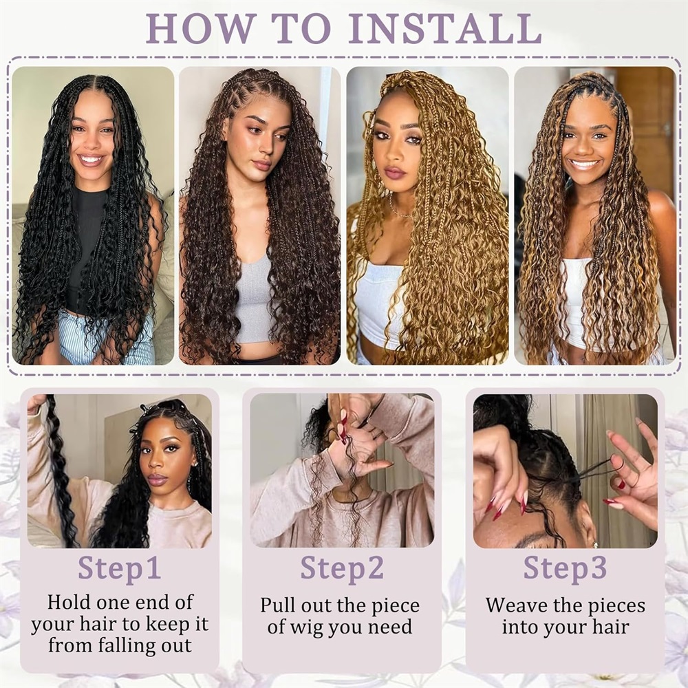 Deep Wave Bulk Human Hair Brai - đánh giá và giá Hair Care Formulation