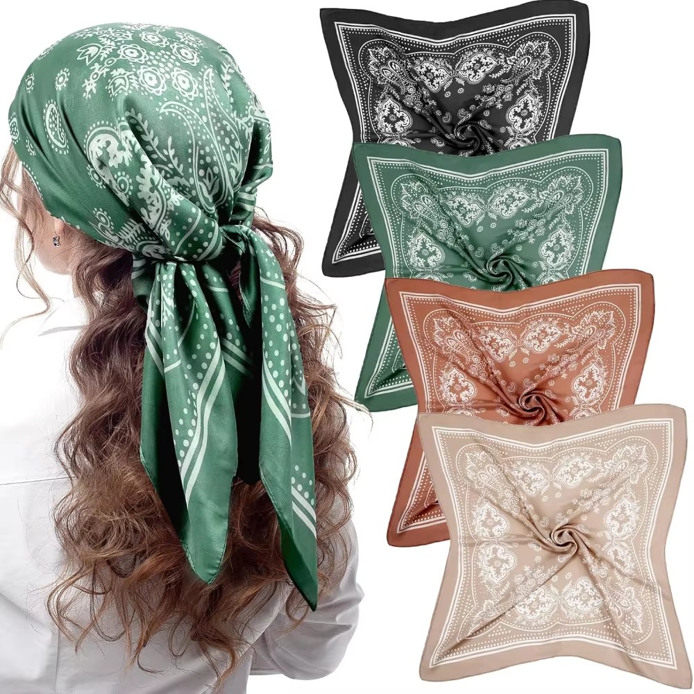 Luxury Brand Silk Square Paisl - đánh giá và giá Hair Care Brand