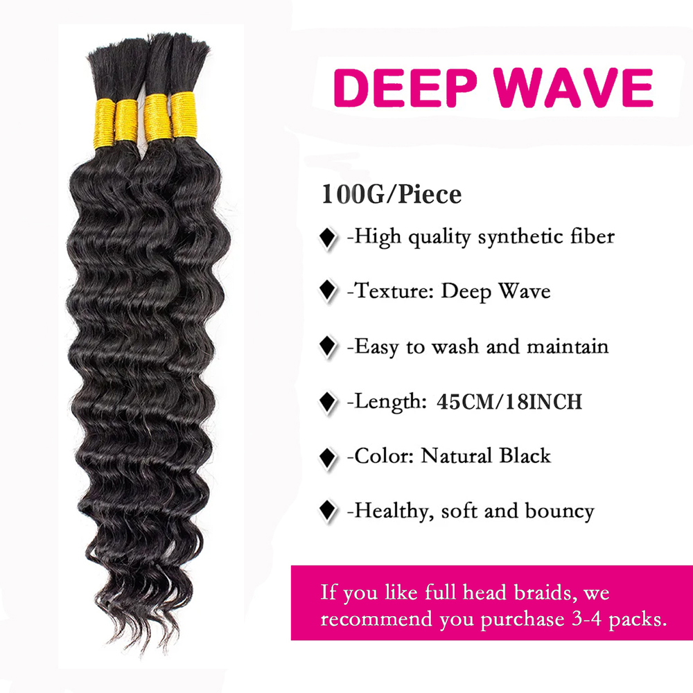 26 Inch Deep Wave Bulk Human H - đánh giá và giá Hair Care Formulation