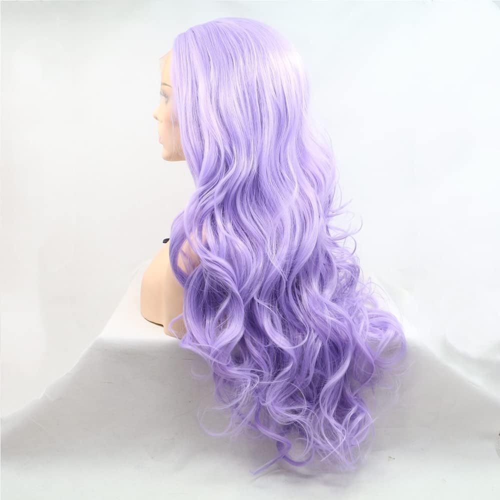 Sylvia Long Wavy Purple Hair W - đánh giá và giá Hair Care Wavy Hair