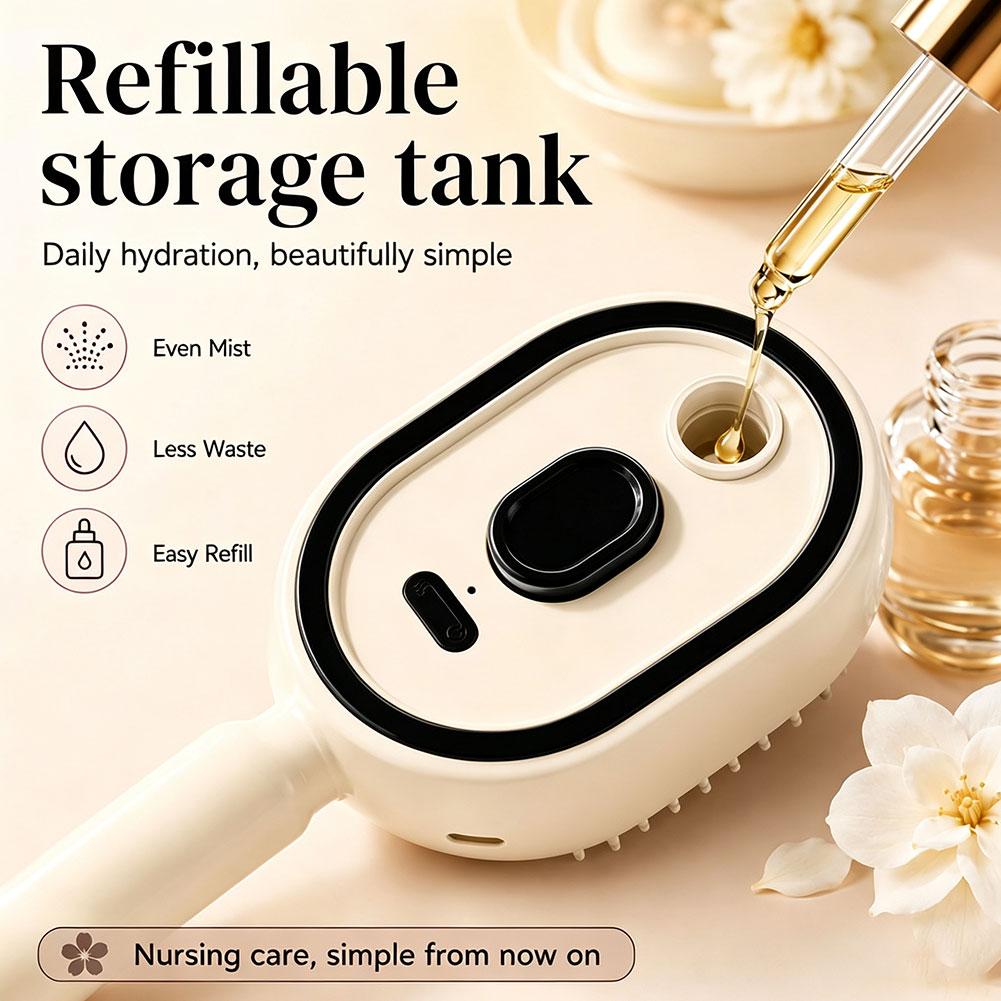 Multi Functional Massage Comb  - đánh giá và giá Hair Care Essential Oil Atomizing