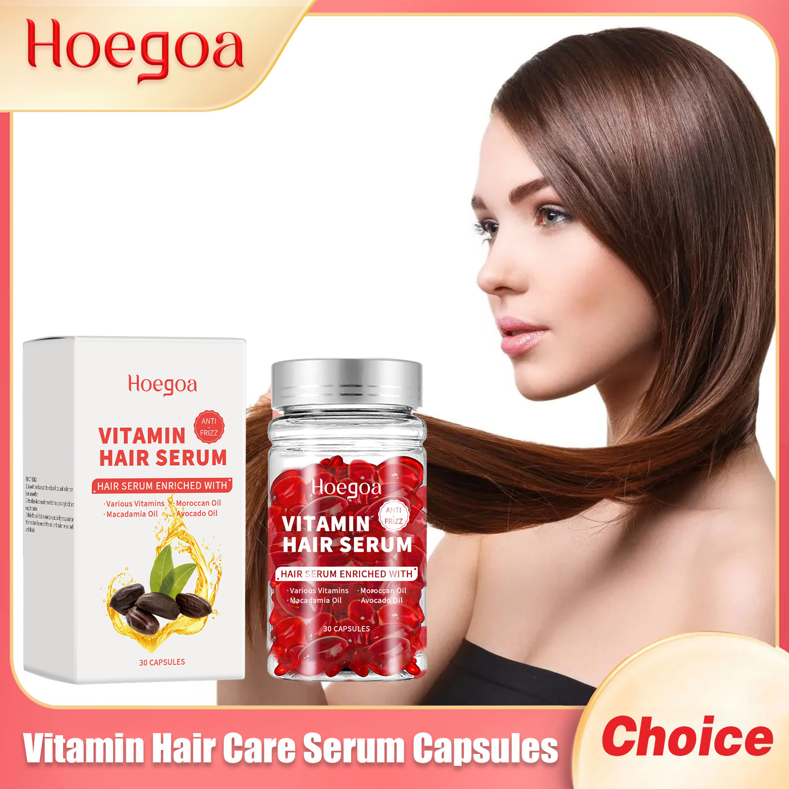Vitamin Hair Care Serum Capsul - đánh giá và giá Hair Growth Serum Oil